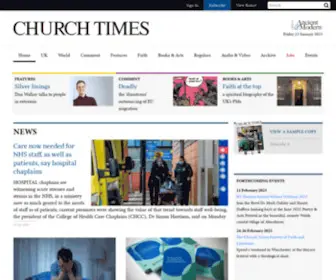 Churchtimes.co.uk(The church times) Screenshot