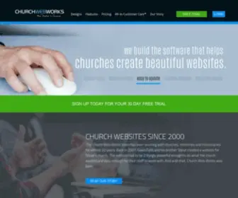 Churchwebworks.com(Church Web Works) Screenshot