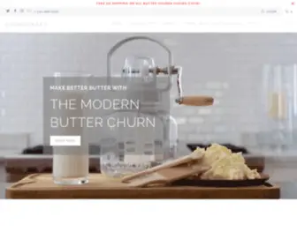 Churncraft.com(Hand-churned butter) Screenshot