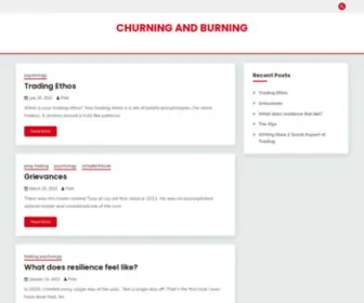 Churningandburning.com(Churning and Burning) Screenshot