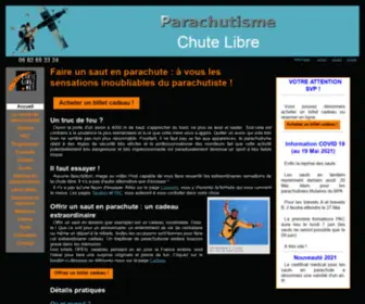 Chutelibre.net(Saut en parachute près de Paris) Screenshot