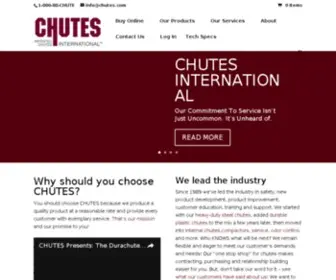 Chutes.com(Best Commercial and Industrial Chutes and Compactors) Screenshot