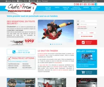 Chutextrem.com(Ecole de Parachutisme Lézignan) Screenshot