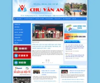 Chuvanantn.edu.vn(Cổng thông tin điện tử Trường THCS Chu Văn An) Screenshot