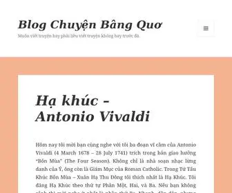 Chuyenbangquo.com(Blog Chuyện Bâng Quơ) Screenshot