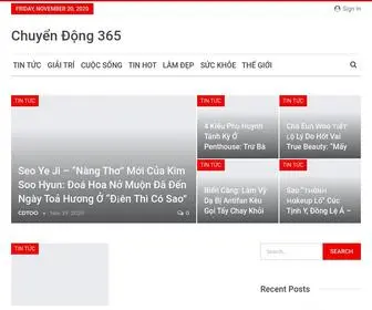 Chuyendong365.com(Chuyển động 365) Screenshot