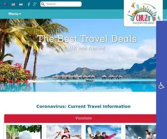 Chuzit.co.uk(Chuzit offers you the best travel deals in the UK and abroad) Screenshot