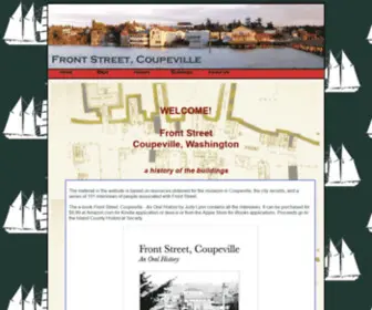 Chwahistoriccoupeville.com(Front Street) Screenshot