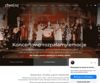 Chwaliszband.pl(Chwalisz Band) Screenshot