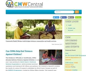 CHwcentral.org(CHW Central) Screenshot