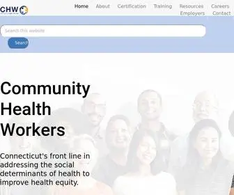 CHwresourcesct.org(Community Health Worker CT) Screenshot