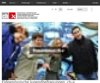CHX.ch(CHX Eidgenössische Jugendbefragungen) Screenshot