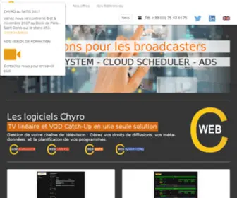 CHyro.fr(Solutions pour les broadcasters) Screenshot