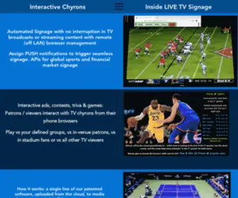 CHyronlive.com(Interactive Chyrons) Screenshot