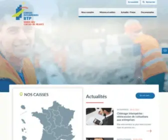 CI-BTP.fr(Union des caisses de France CIBTP) Screenshot