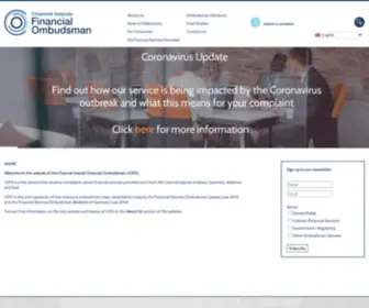 CI-FO.org(Channel Islands Financial Ombudsman) Screenshot