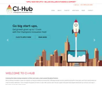CI-Hub.co(Champions Innovation Hub) Screenshot