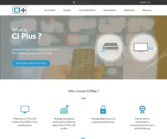 CI-Plus.com(CI Plus LLP) Screenshot