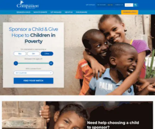 CI.org(Help End Child Poverty) Screenshot