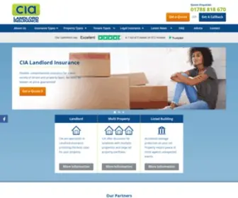 Cia-Landlords.co.uk(CIA Insurance) Screenshot