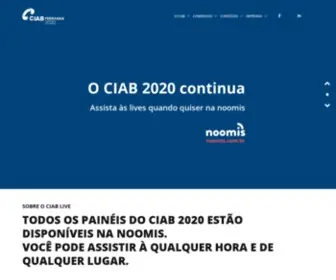 Ciab.com.br(Ponto de encontro do mercado financeiro) Screenshot