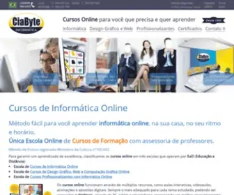 Ciabyte.com.br(Cursos de informática online) Screenshot