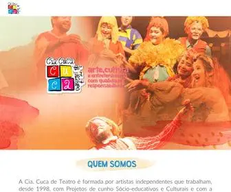 Ciacucadeteatro.com.br(Início) Screenshot