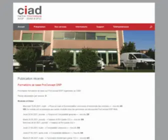 Ciad.ch(L’informatique à votre service) Screenshot