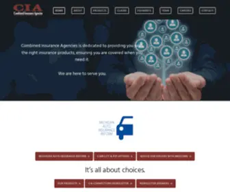 Ciainsurancemi.com(Combined Insurance Agencies) Screenshot