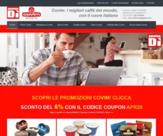 Cialdecaffecovim.com(Caffe' COVIM) Screenshot