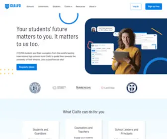 Cialfo.cn(Better Student Outcomes) Screenshot