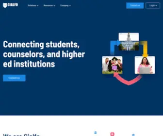 Cialfo.co(Better Student Outcomes) Screenshot