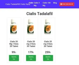 Cialisdeals.com(Cialis Tadalafil® Cialis Satış) Screenshot
