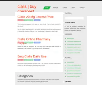 Cialisfive.com(Cialisfive) Screenshot