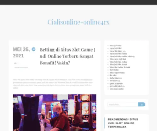 Cialisonline-Online4RX.com(Cialisonline Online4RX) Screenshot