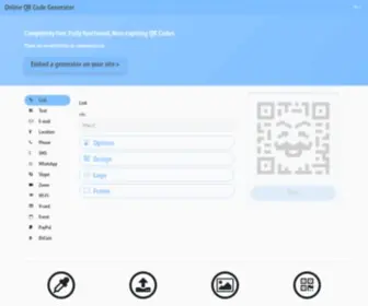 Cialonlineno.com(Free QR Code Generator) Screenshot