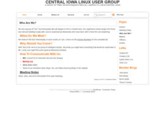 Cialug.org(Central Iowa Linux User Group) Screenshot