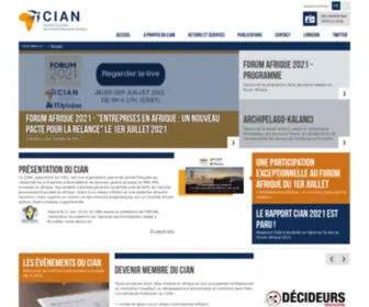 Cian.asso.fr(Site officiel du CIAN) Screenshot