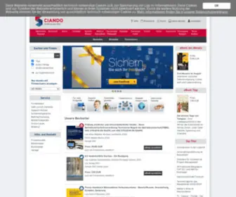 Ciando.com(Ciando ist der größte eBook) Screenshot
