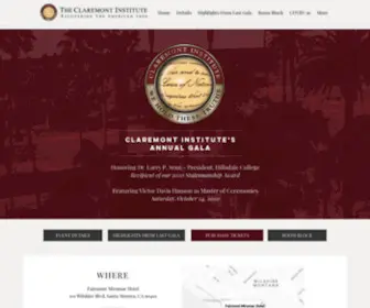 Ciannualgala.com(Claremont) Screenshot