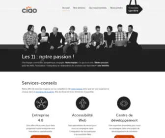 Ciao.ca(Services-conseils en numérique) Screenshot