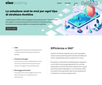 Ciaobooking.com(Il PMS per hotel e strutture pensato per te) Screenshot