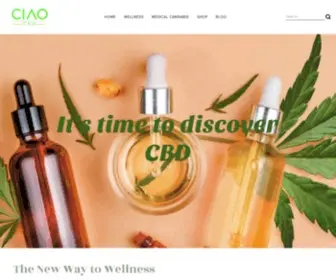 Ciaocbd.com(Ciao CBD) Screenshot
