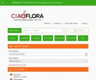 Ciaoflora.com(Ciaoflora Flower Shop) Screenshot