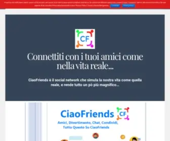 Ciaofriends.com(Social Network) Screenshot