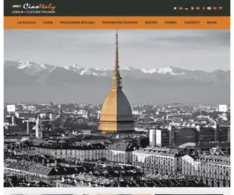 Ciaoitaly-Turin.com(Imparare l'italiano a Torino) Screenshot