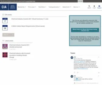 Cia.org.uk(CIA > Home) Screenshot