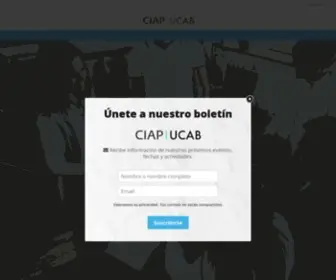 Ciap.com.ve(CIAP UCAB) Screenshot