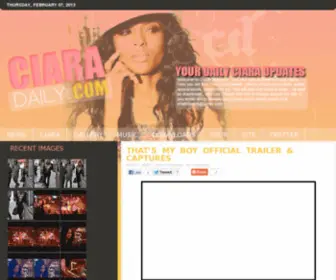 Ciara-Daily.com(Ciara Daily) Screenshot