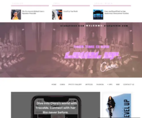 Ciarafever.com(Your 24/7 source for everything about miss Ciara) Screenshot